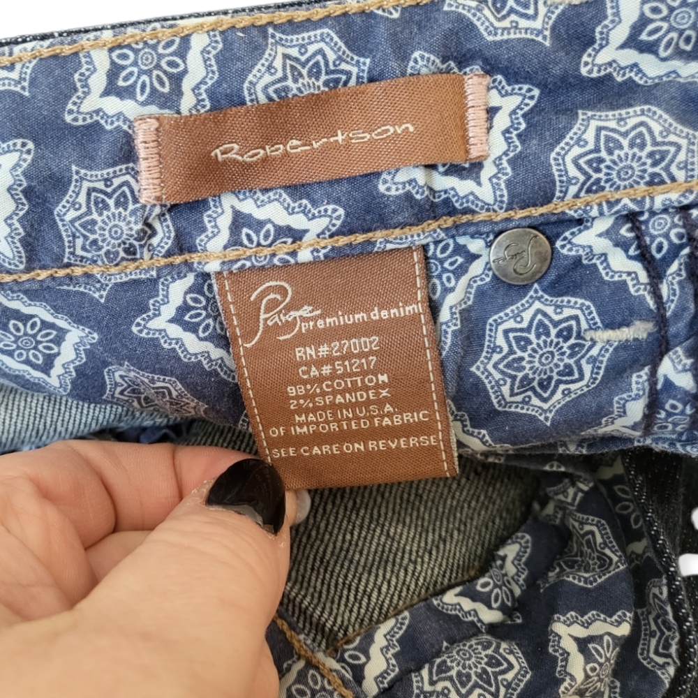 Paige Premuim Denim Robertson Flare Jeans 30 - Picture 4 of 4